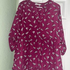 Jessy B empire waist blouse